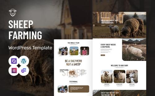 Sheepio - Sheep Farm WordPress Elementor Theme theme free